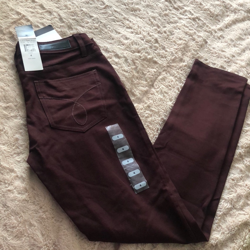 Calvin Klein skinny dressy pants Size 6 NWOT